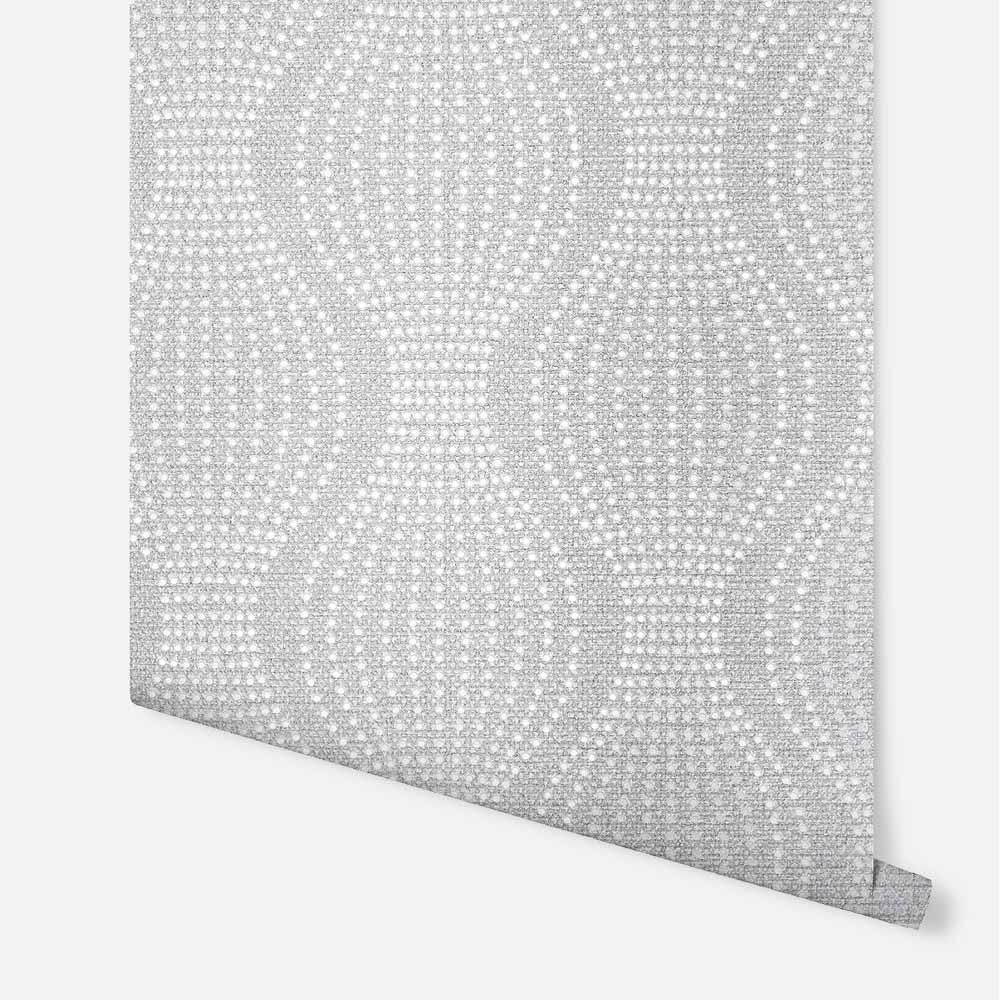 Arthouse Calico Dot Grey Wallpaper Image 3