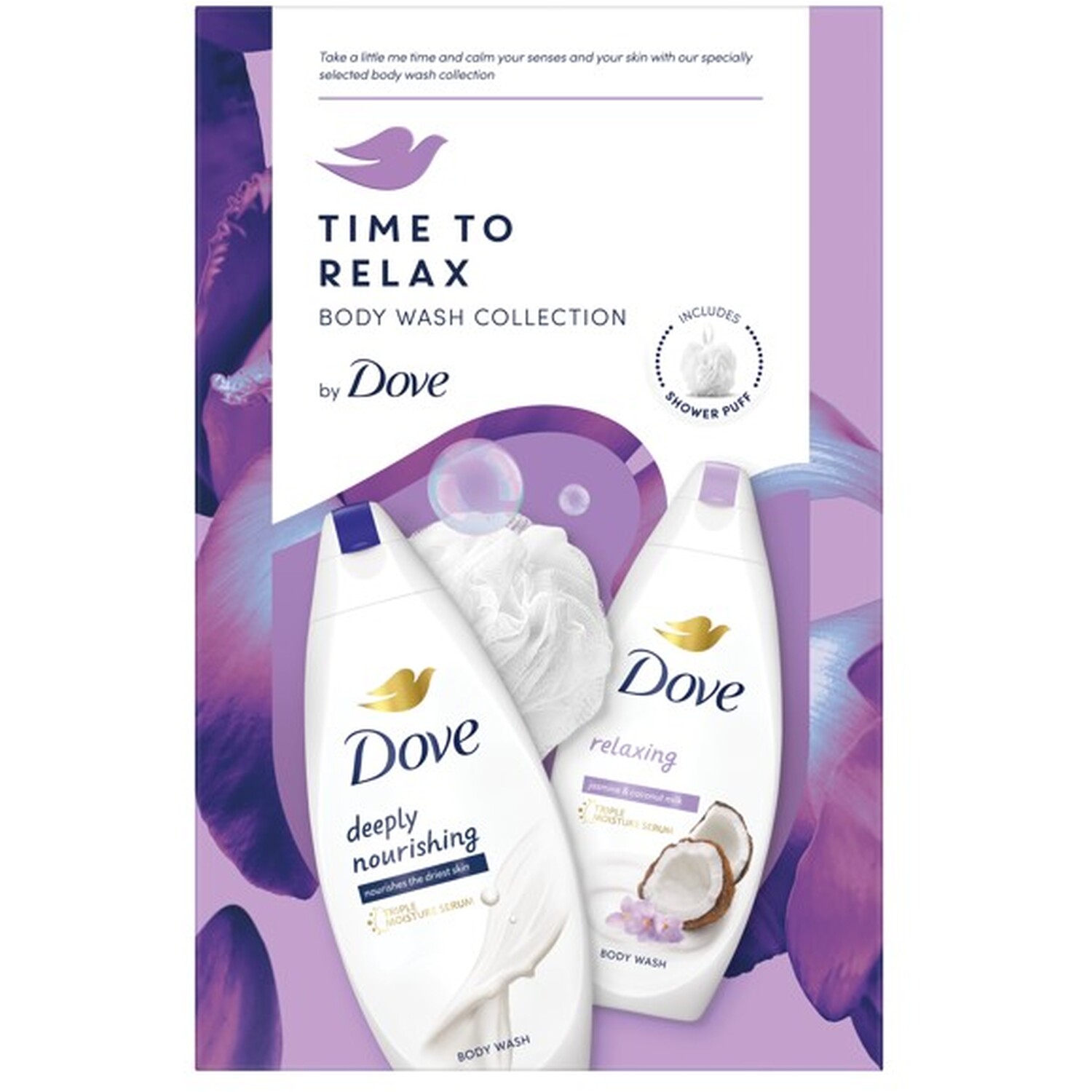 Dove Time to Relax Body Wash Selection - Purple Image