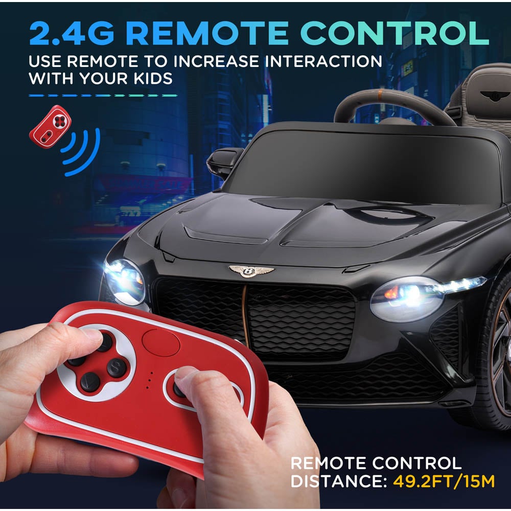 Tommy Toys Bentley Bacalar Kids Ride On Electric Car Black 12V Image 3