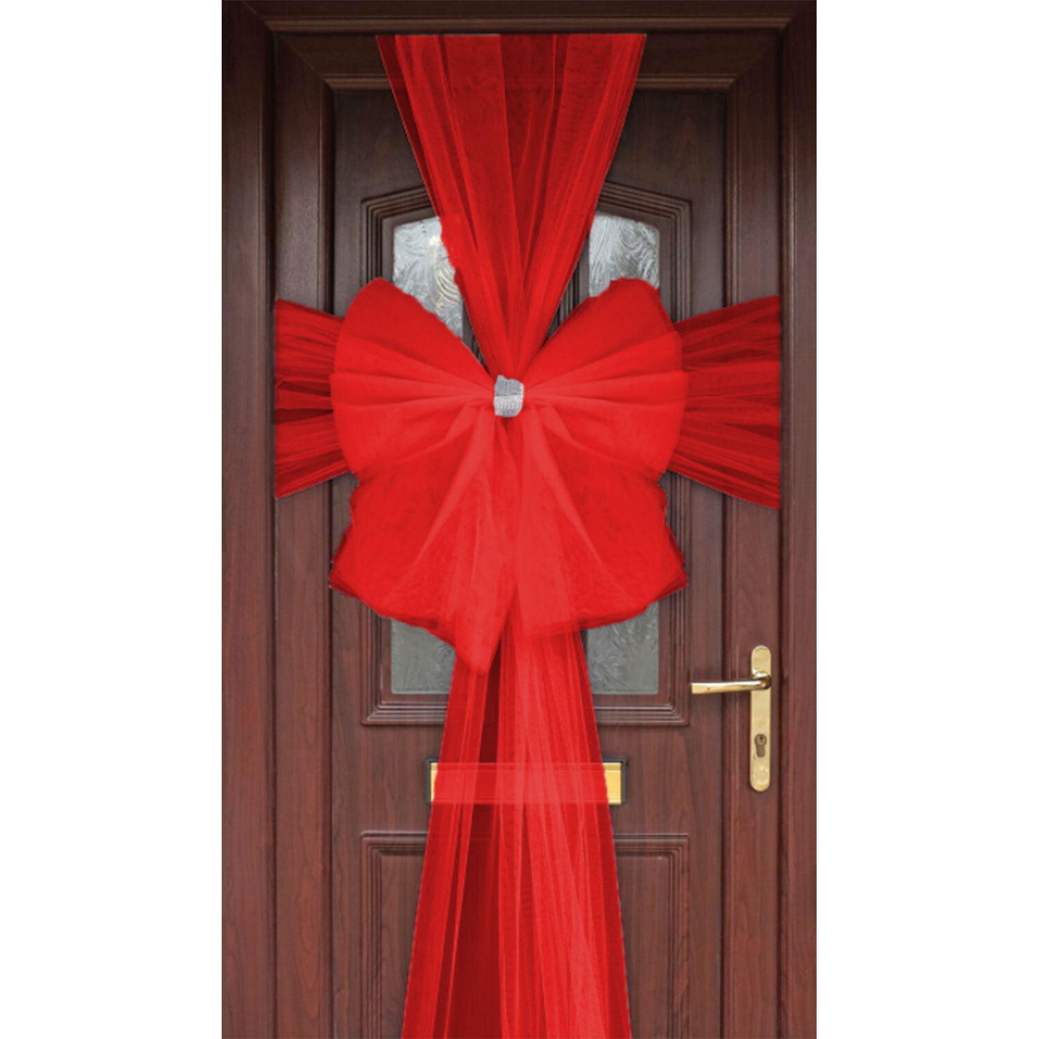 Whimsical Cheer Red Door Bow Image