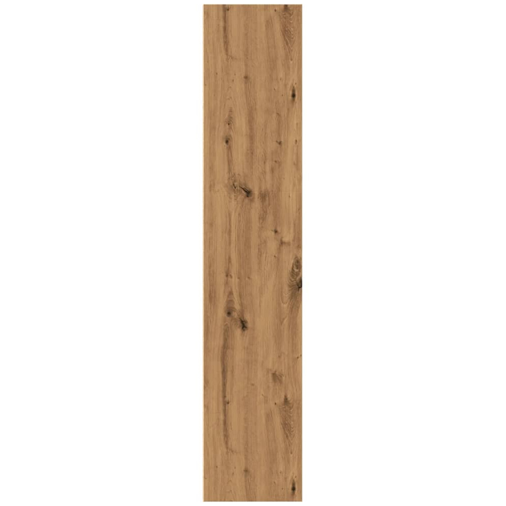 vidaXL 4 Shelf Artisian Oak Bookcase Image 5