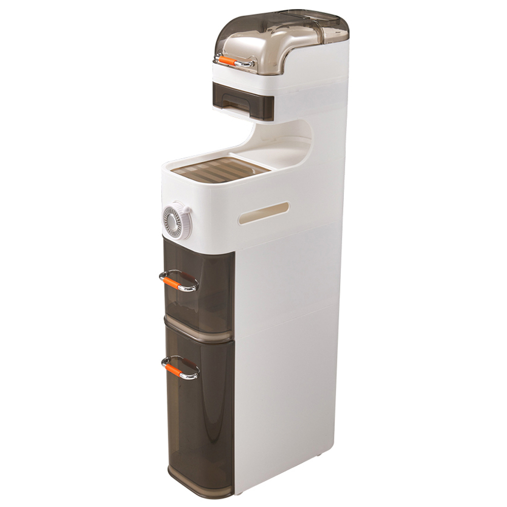 H&O Direct 6 Tier Narrow Storage Organiser with and Wheels Image 1