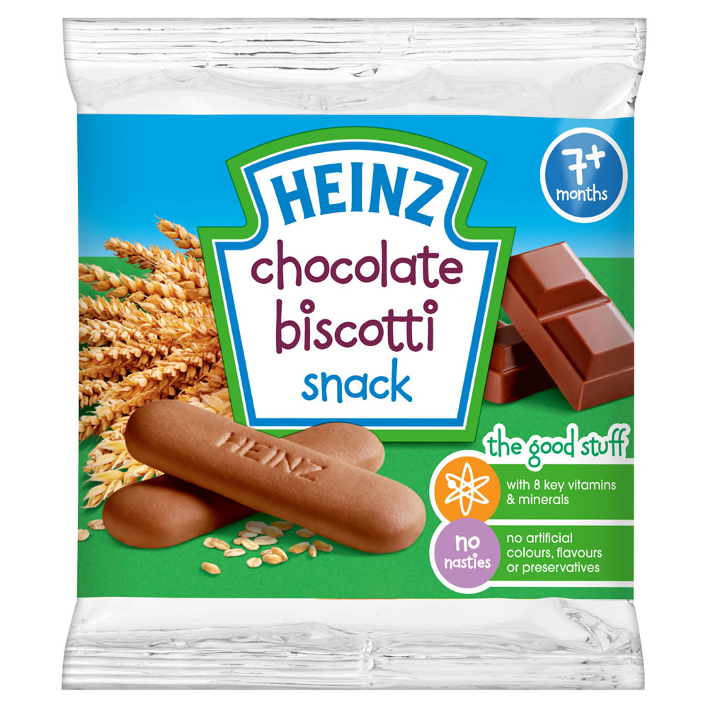 Heinz Chocolate Baby Biscotti 60g Image