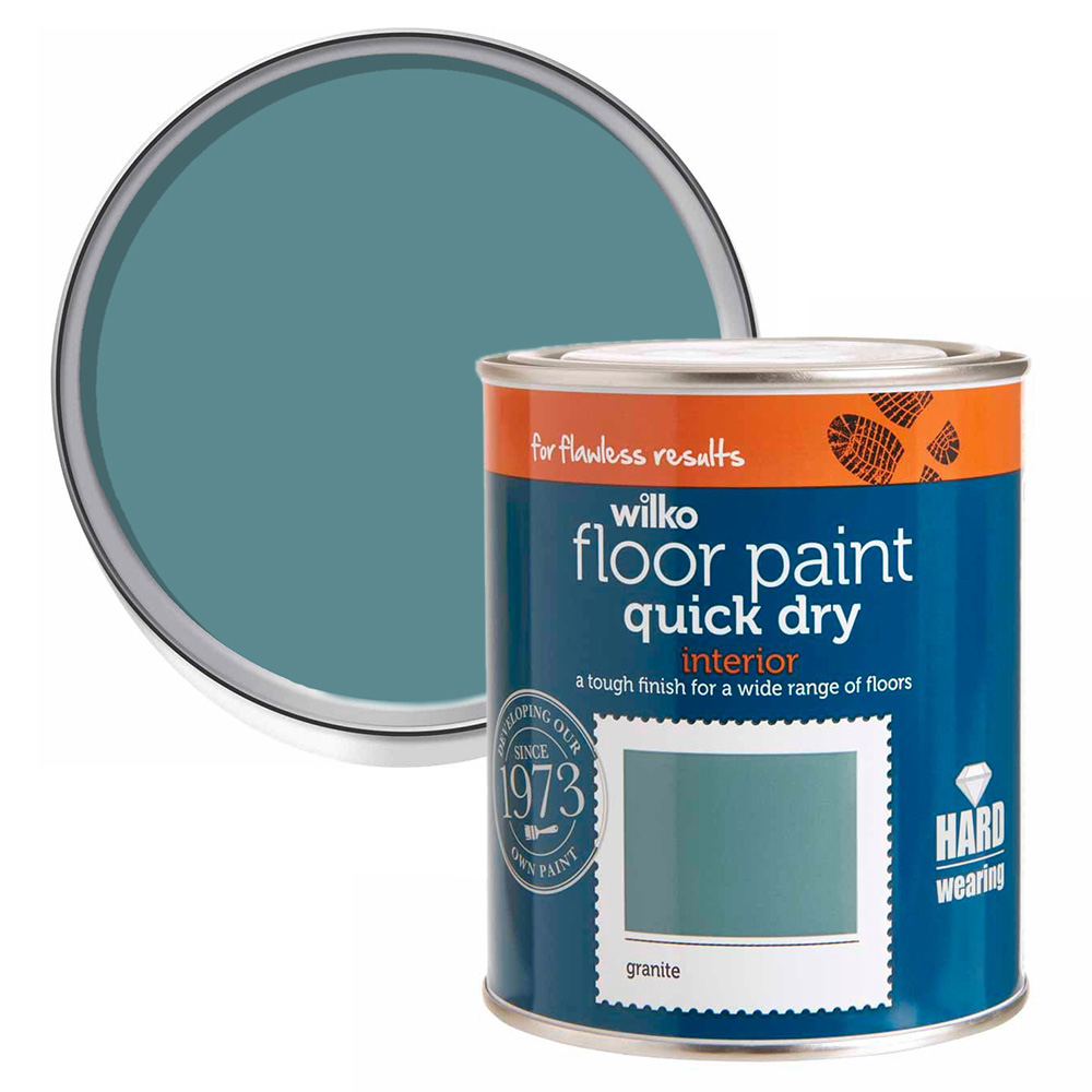 Wilko Quick Dry Granite Floor Paint 750ml Image 1