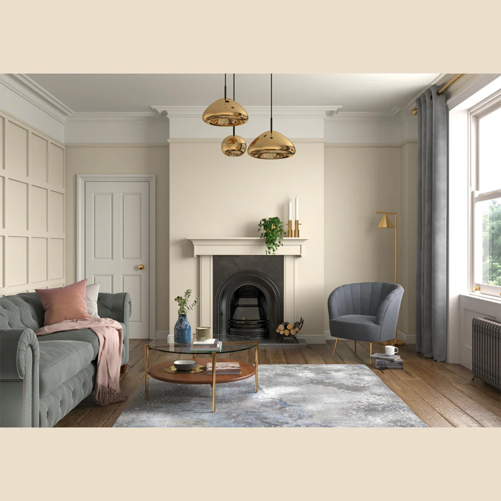 Dulux Heritage Walls and Ceilings Voile White Velvet Matt Emulsion Paint 5L Image 4