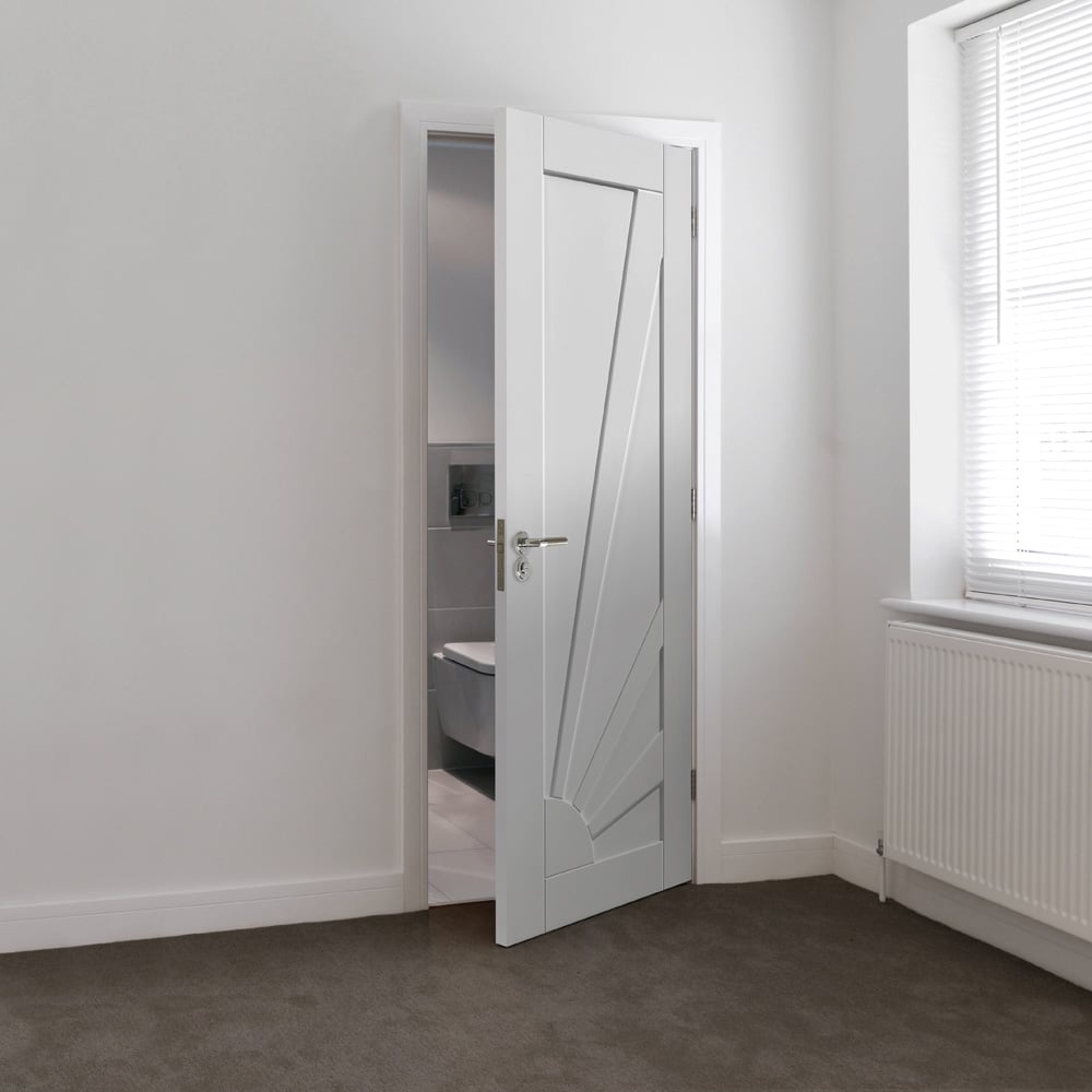 JB Kind Aurora White Primed Internal Door 1981 x 838mm Image 2