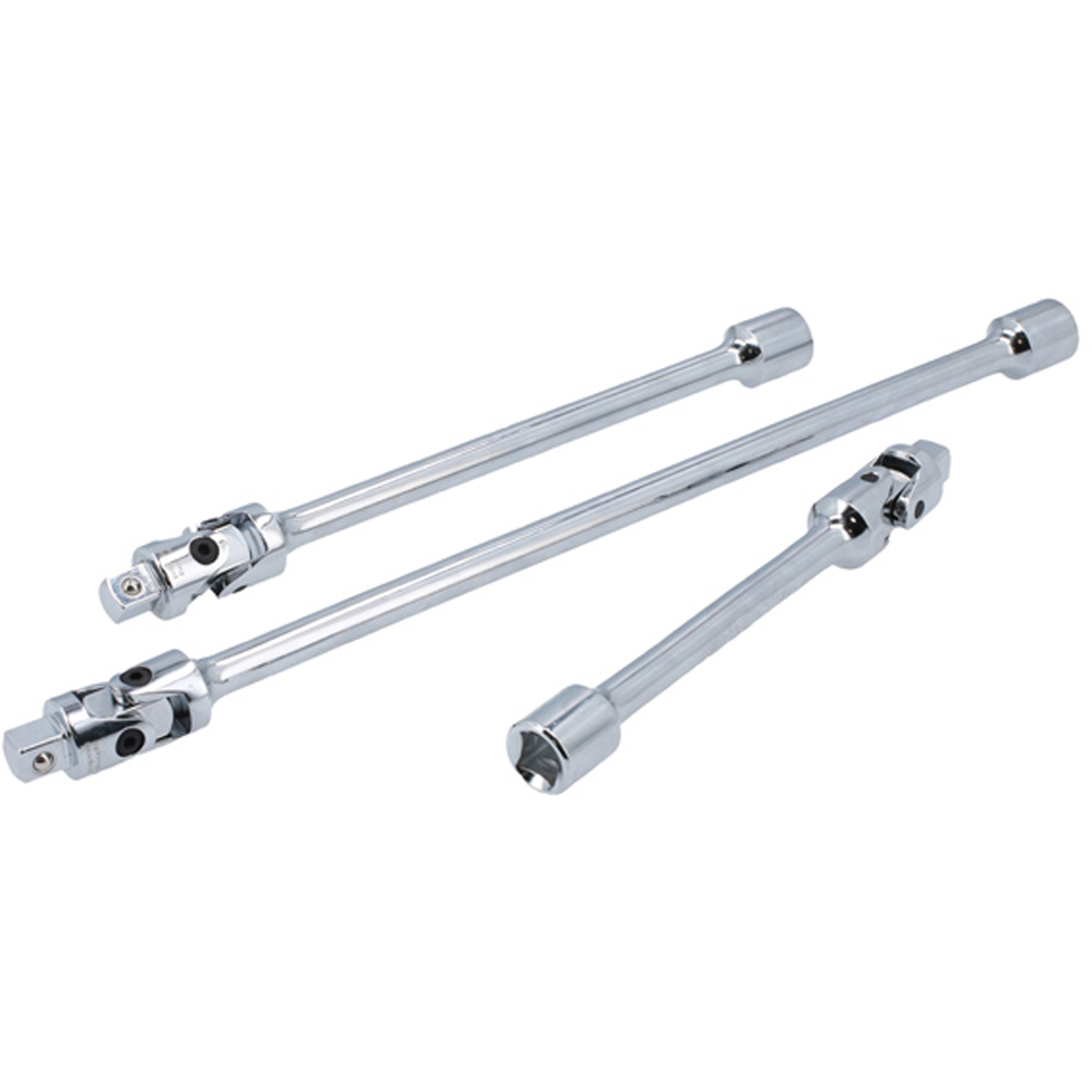 Laser 3/8 inch D Spring Loaded Universal Joint Extension Set Image 3