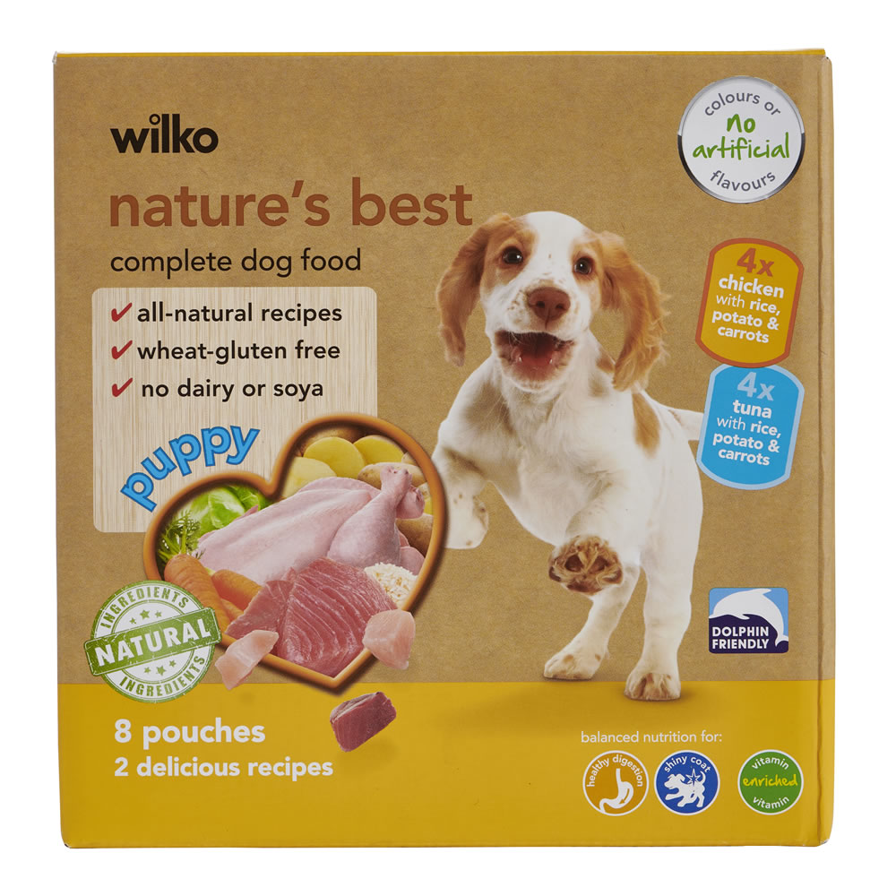 Wilko Nature's Best Multipack Puppy 8x150g Image 1