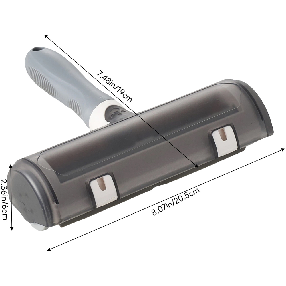 H&O Direct Grey Reusable Pet Hair Remover Roller 20.5cm Image 6