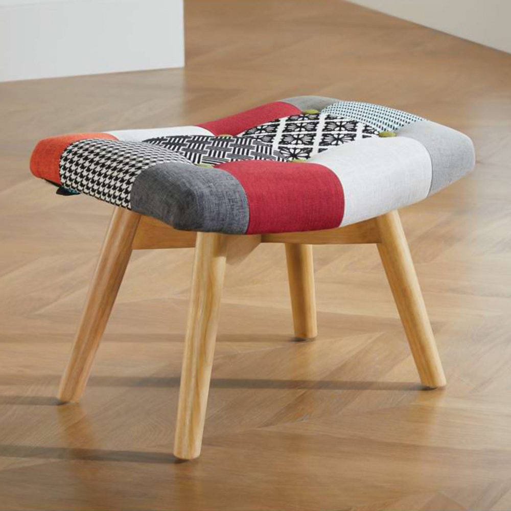 Sloane Multicolour Footstool Image 1
