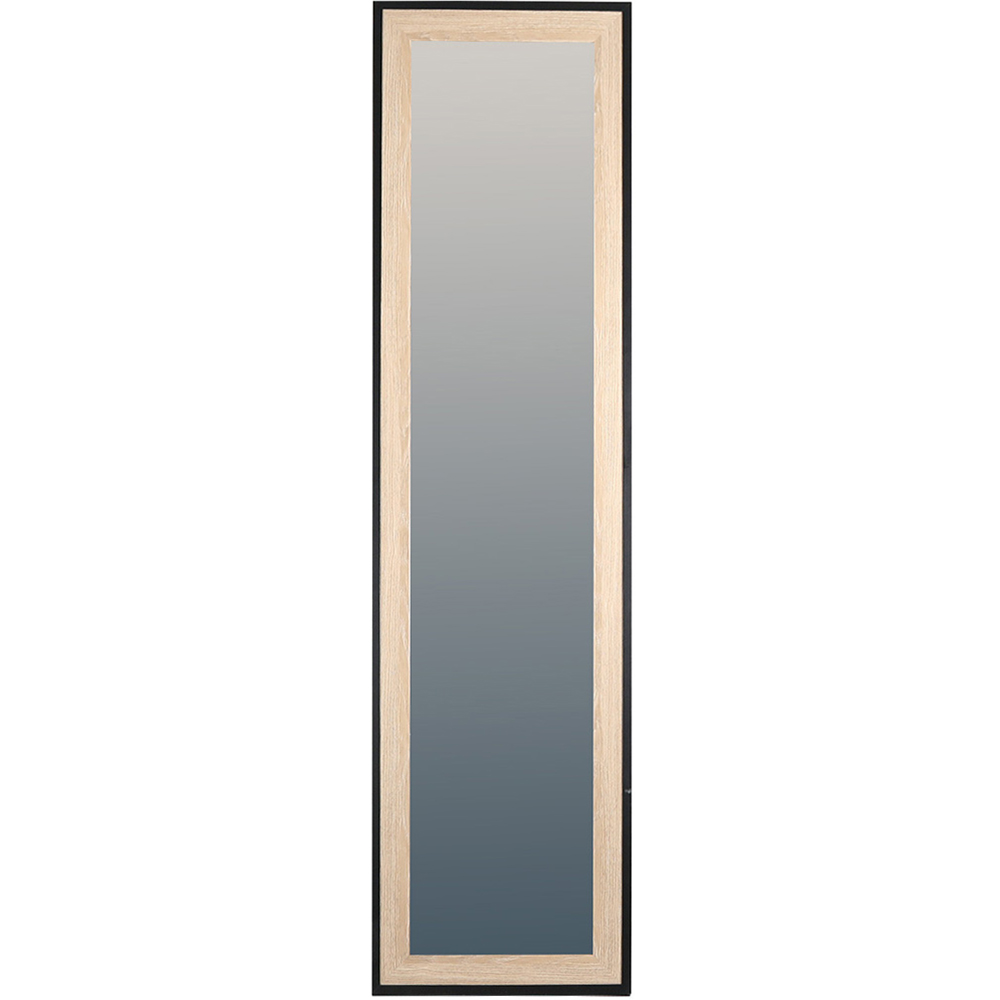 Hudson Wood Effect Free Standing Mirror 150 x 40cm Image 1