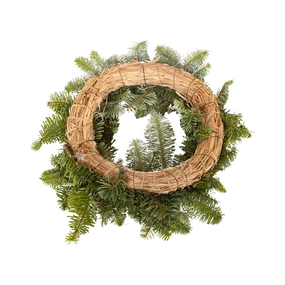 wilko Fresh Christmas Wreath with Frosted Pinecone and Berries 30cm Image 5