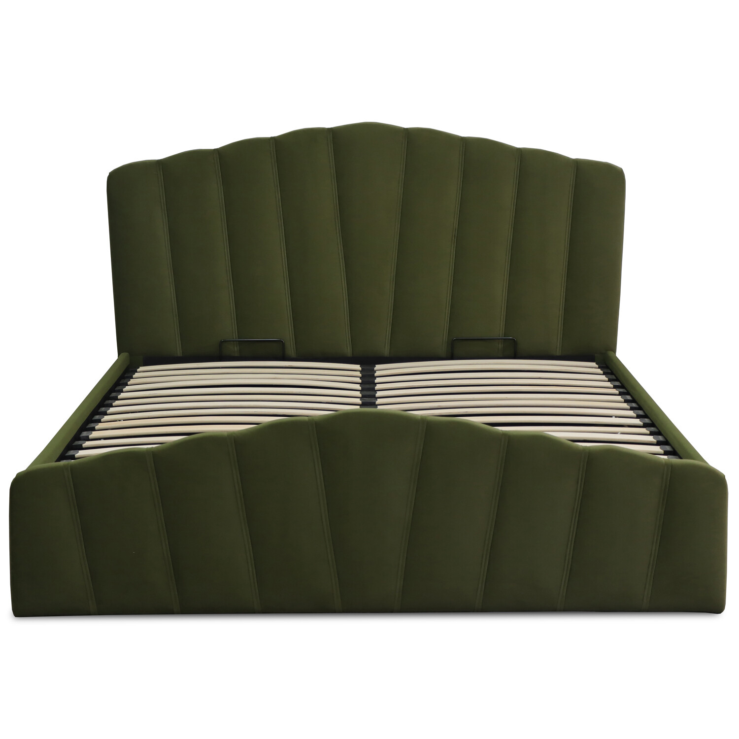Lottie Ottoman Bed - Green / Double Image 8