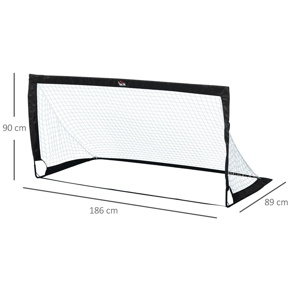 HOMCOM Steel Frame Football Goal Image 6