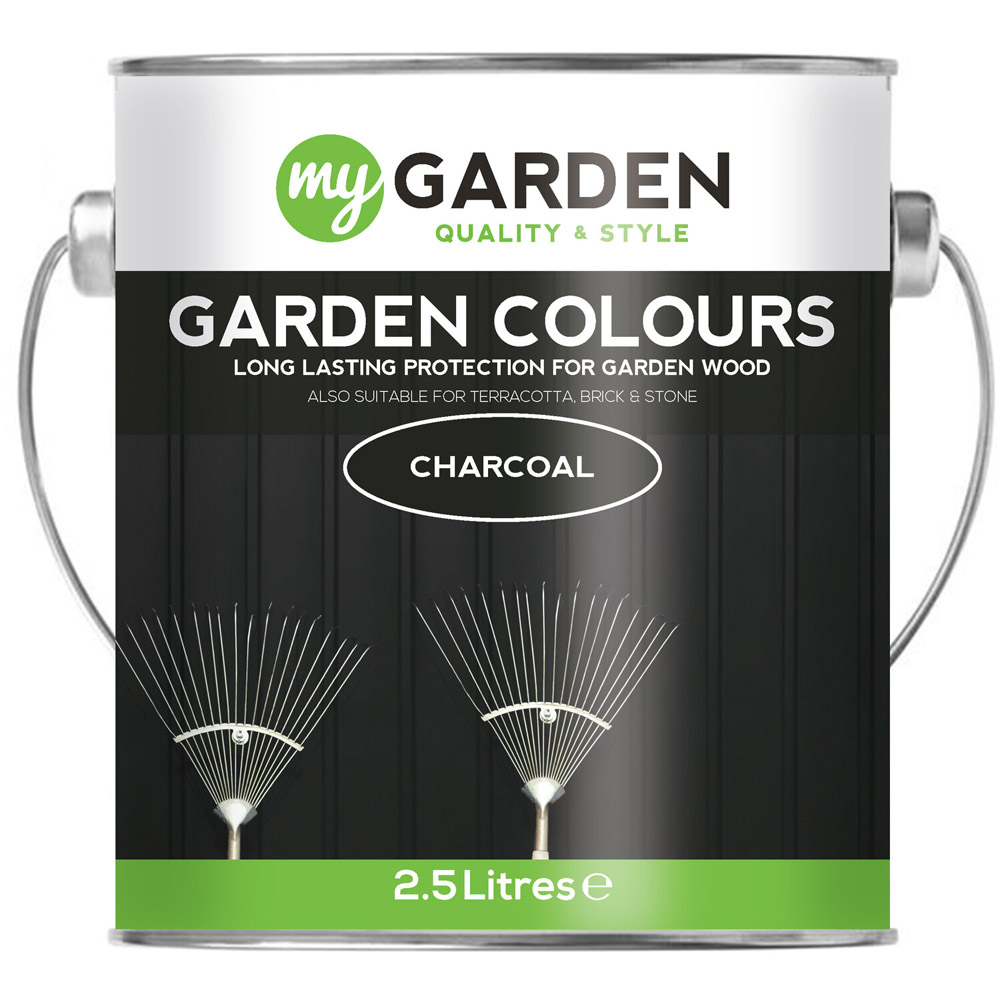 My Garden Colours Multi Surface Charcoal Paint 2.5L Image 2