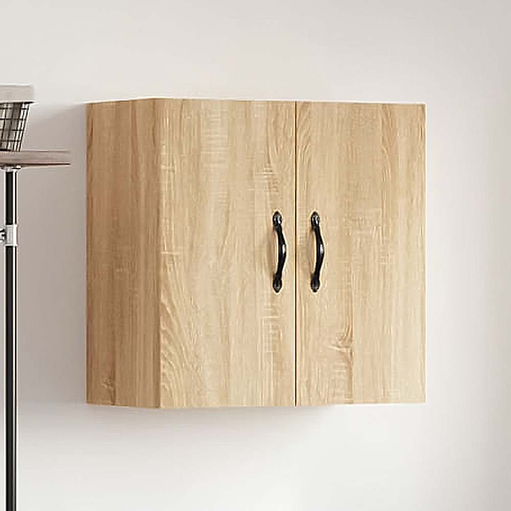 vidaXL 2 Door Sonoma Oak Wall Cabinet Image 1