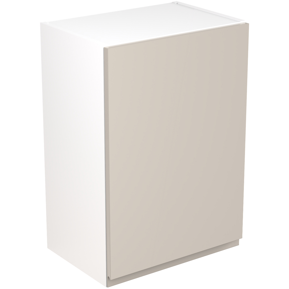 Kitchen Kit J-Pull Gloss Light Grey Wall Kitchen Cabinet Flatpack 500mm Image 1