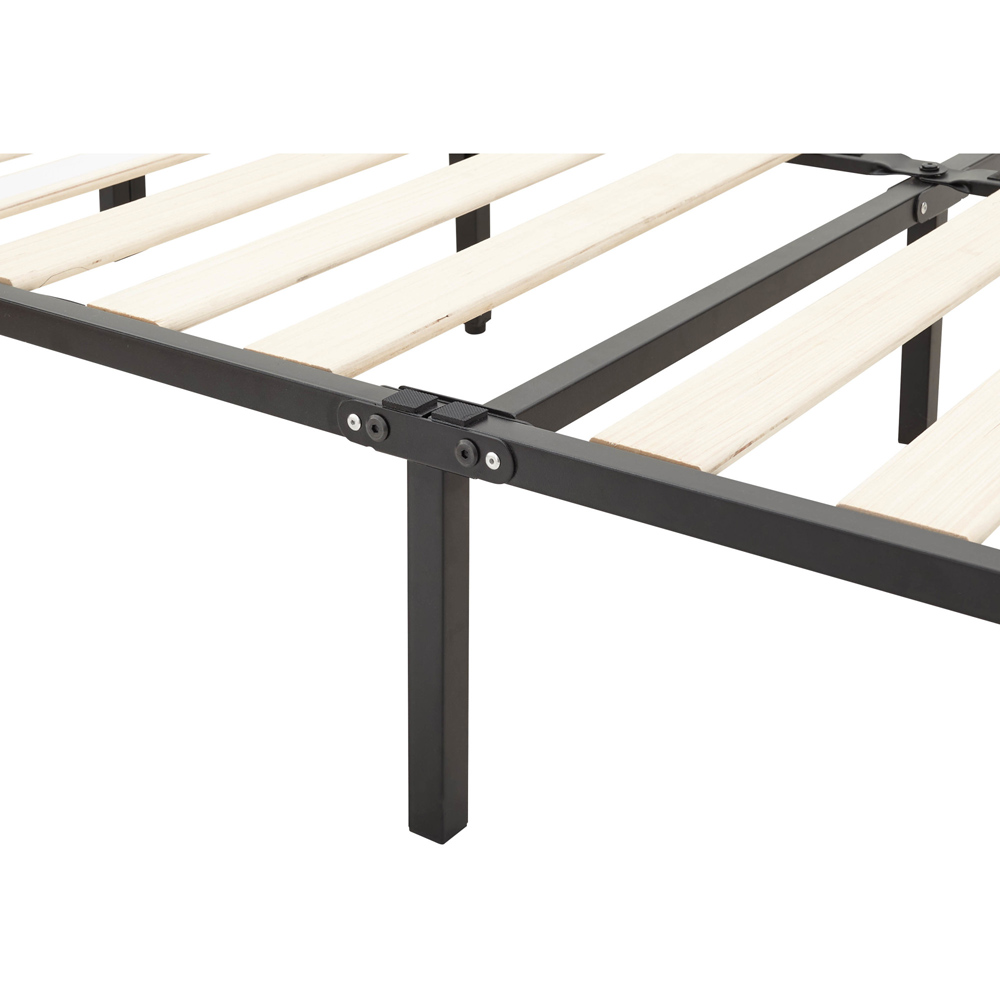 GFW Kore Double Black Platform Bed Frame Image 5