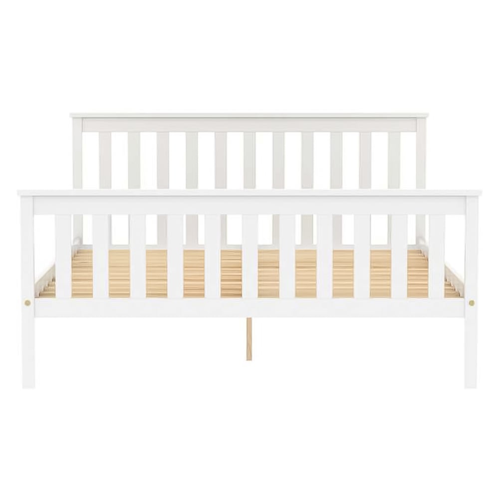 Oxford Double White Bed Image 3