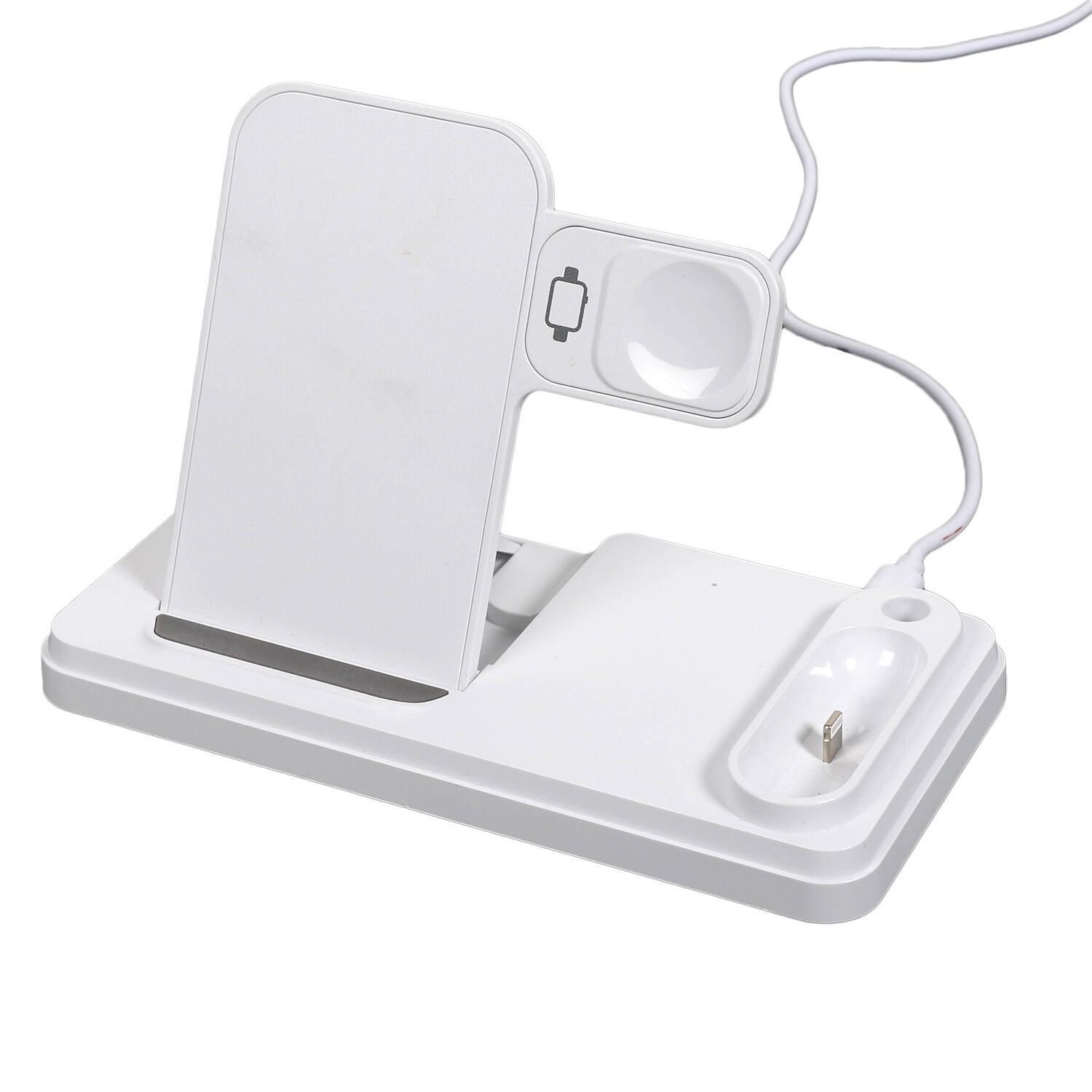 4 in 1 White Charging Stand Image 1