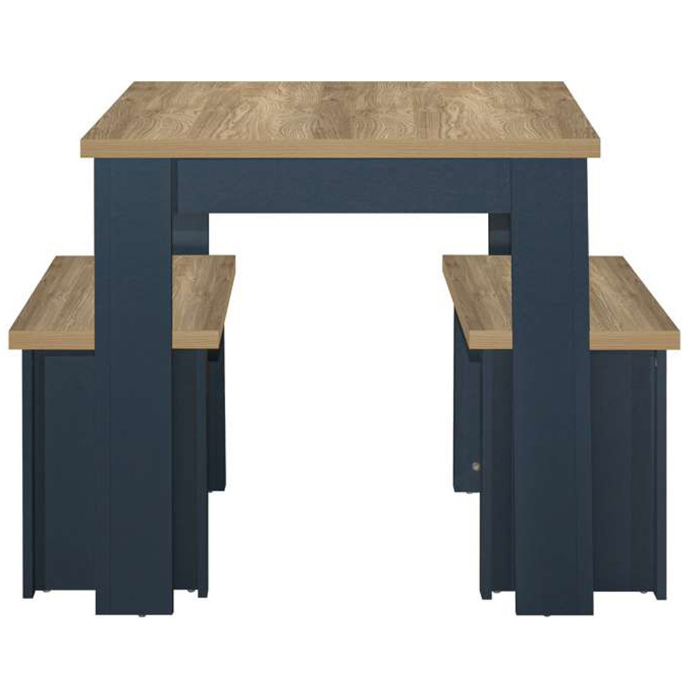 Highgate 2 Seater Dining Set Oak Image 4