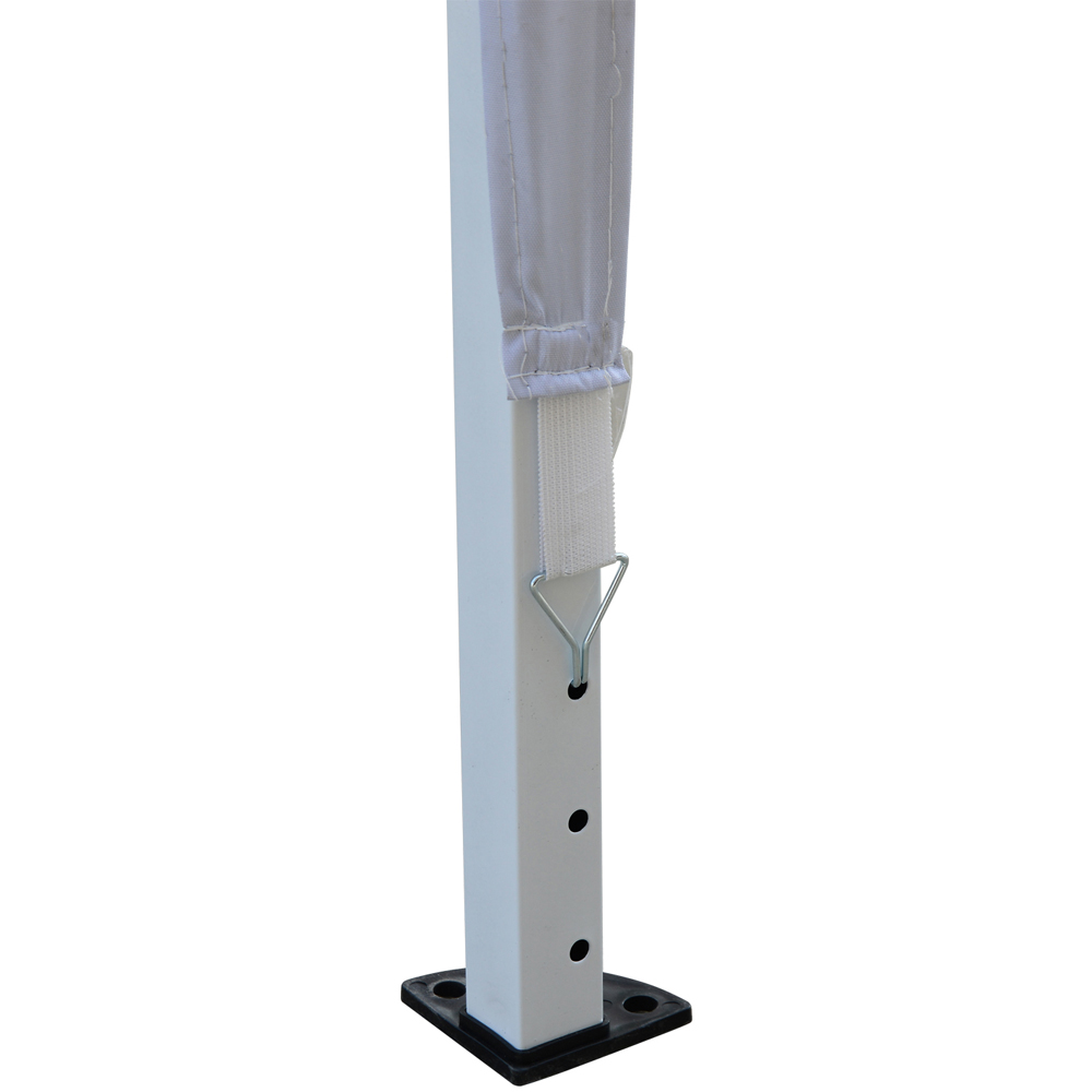 Outsunny 3 x 3m White Marquee Pop Up Gazebo Image 3