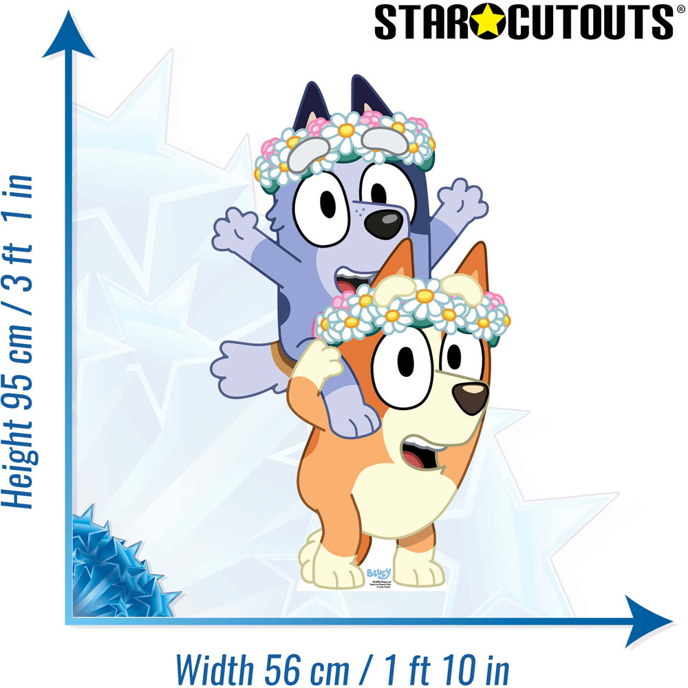 Star Cutouts Bingo and Socks Cardboard Cutout 3ft Image 6
