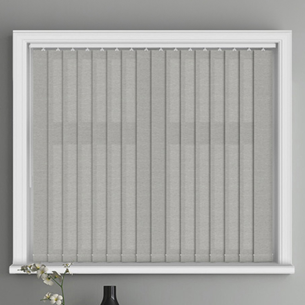 Vertical Blinds Grey 2.44 x 1m Image 1