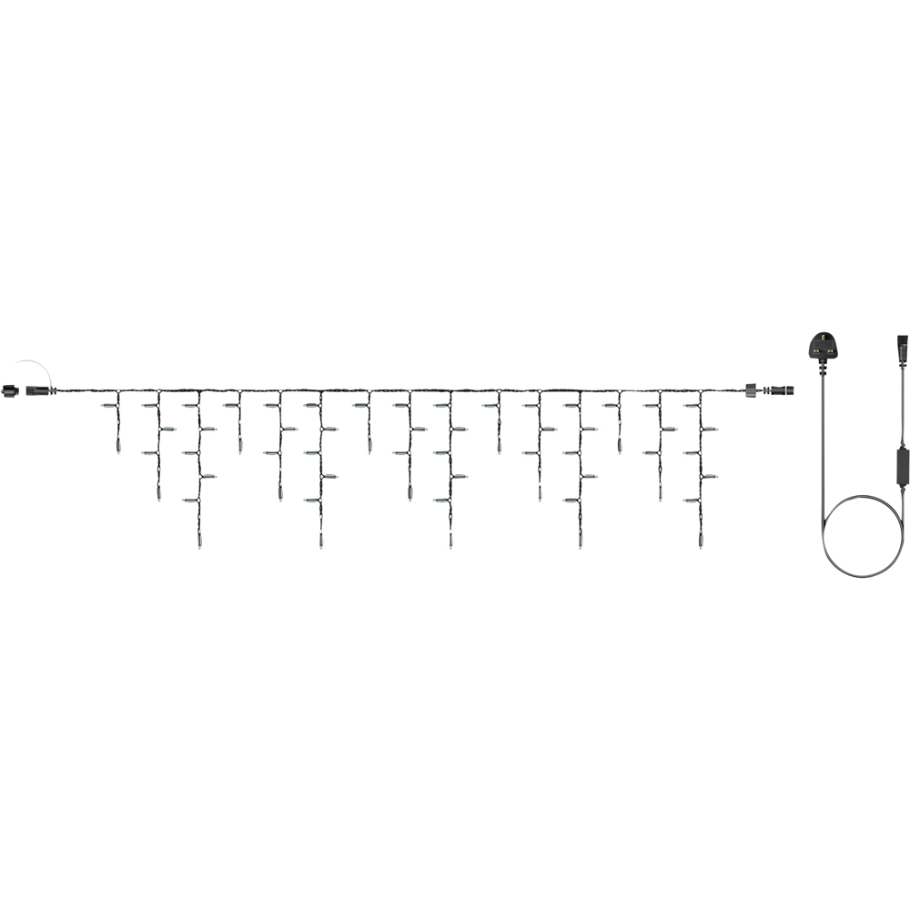 Eagle Connect 240 Cool White LED Black Icicle Light 8m Image 2