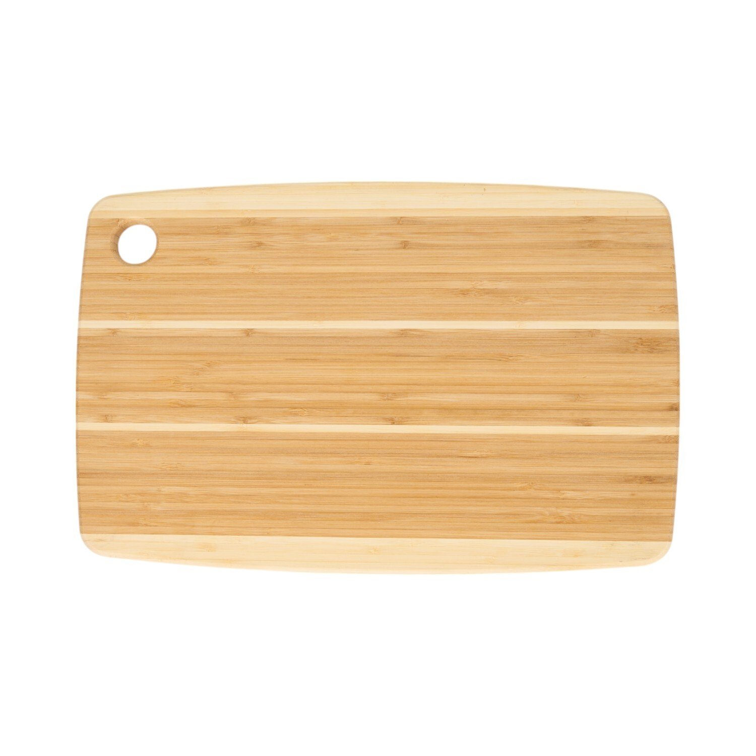 Bamboo Two Tone Chopping Board Natural Image 1