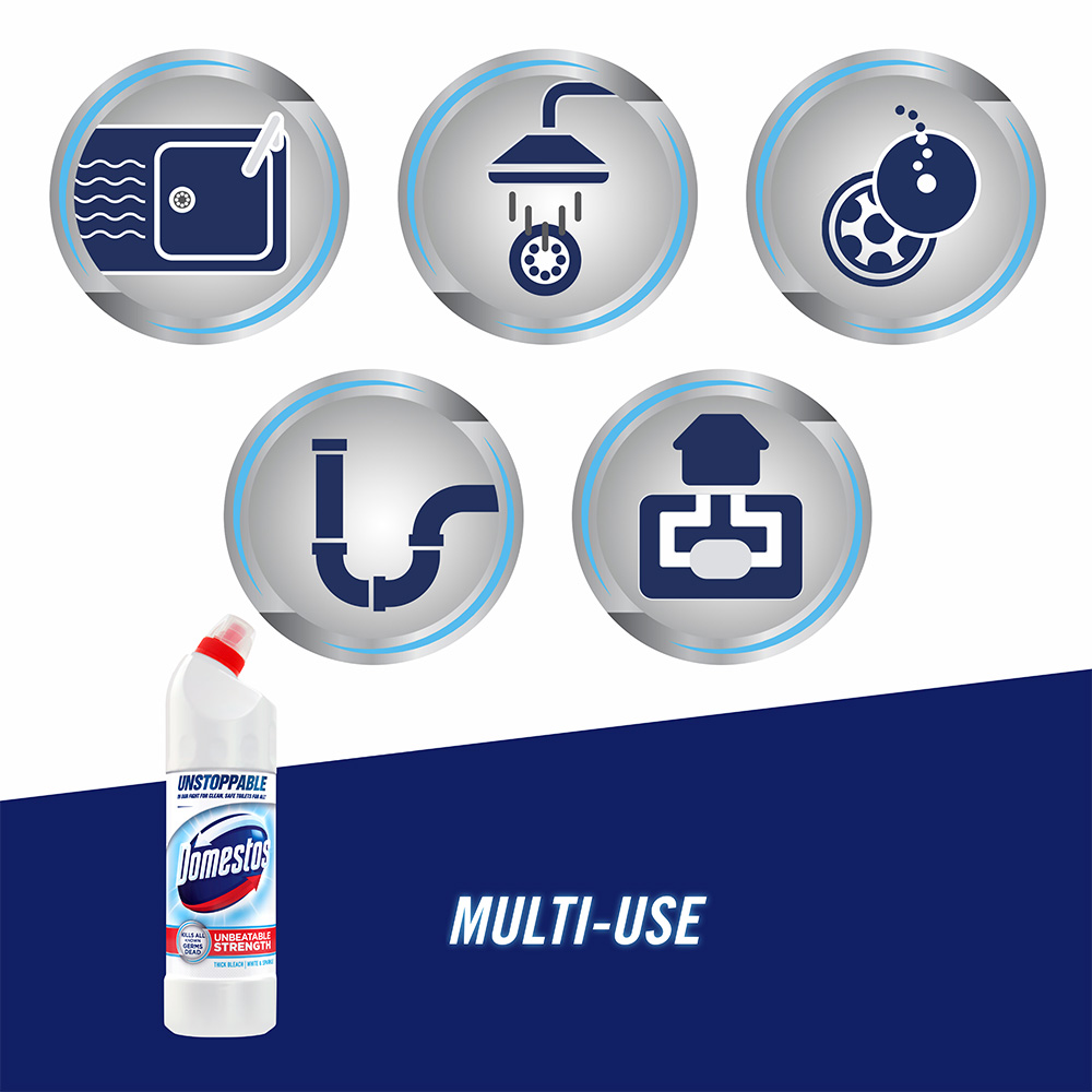 Domestos Sink and Pipe Unblocker 500ml Image 6