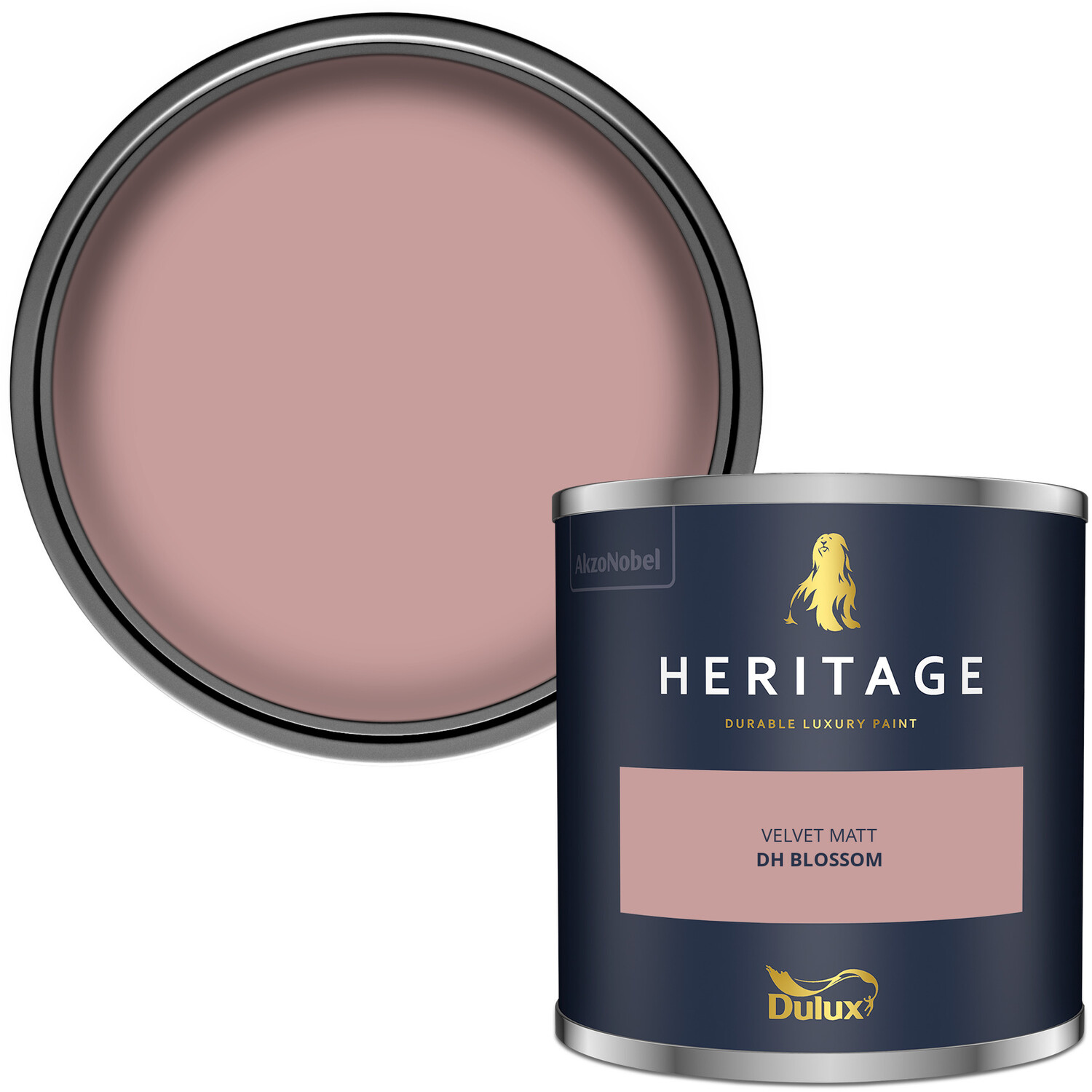 Dulux Heritage Walls and Ceilings DH Blossom Velvet Matt Emulsion Paint Tester Image 1