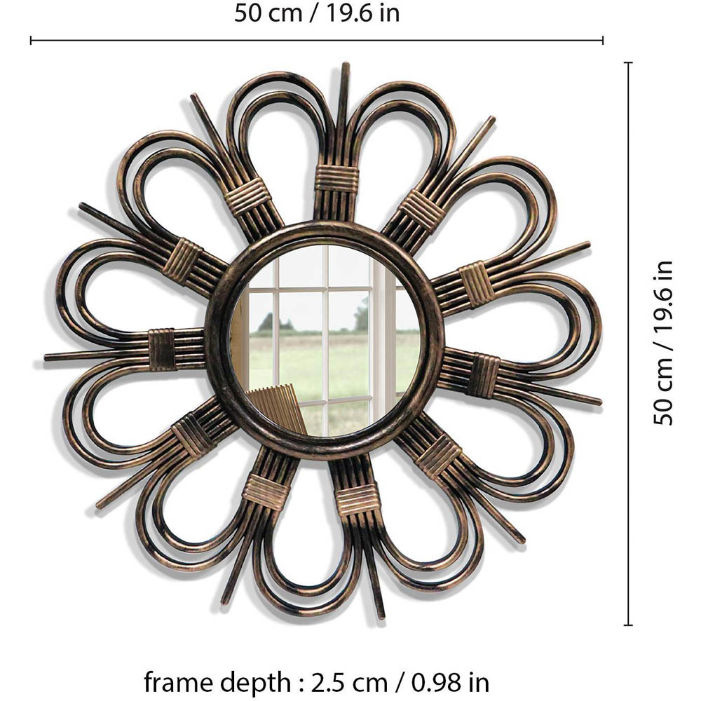WALPLUS Daisy Petal Round Mirror Image 7