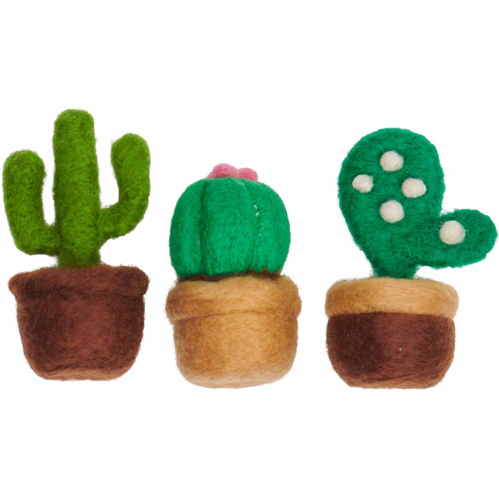 Wilko Make Your Own Felt Cactus Kit Image 1
