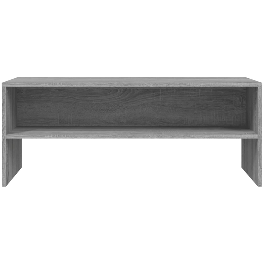 vidaXL Single Shelf Grey Sonoma TV Cabinet Image 4