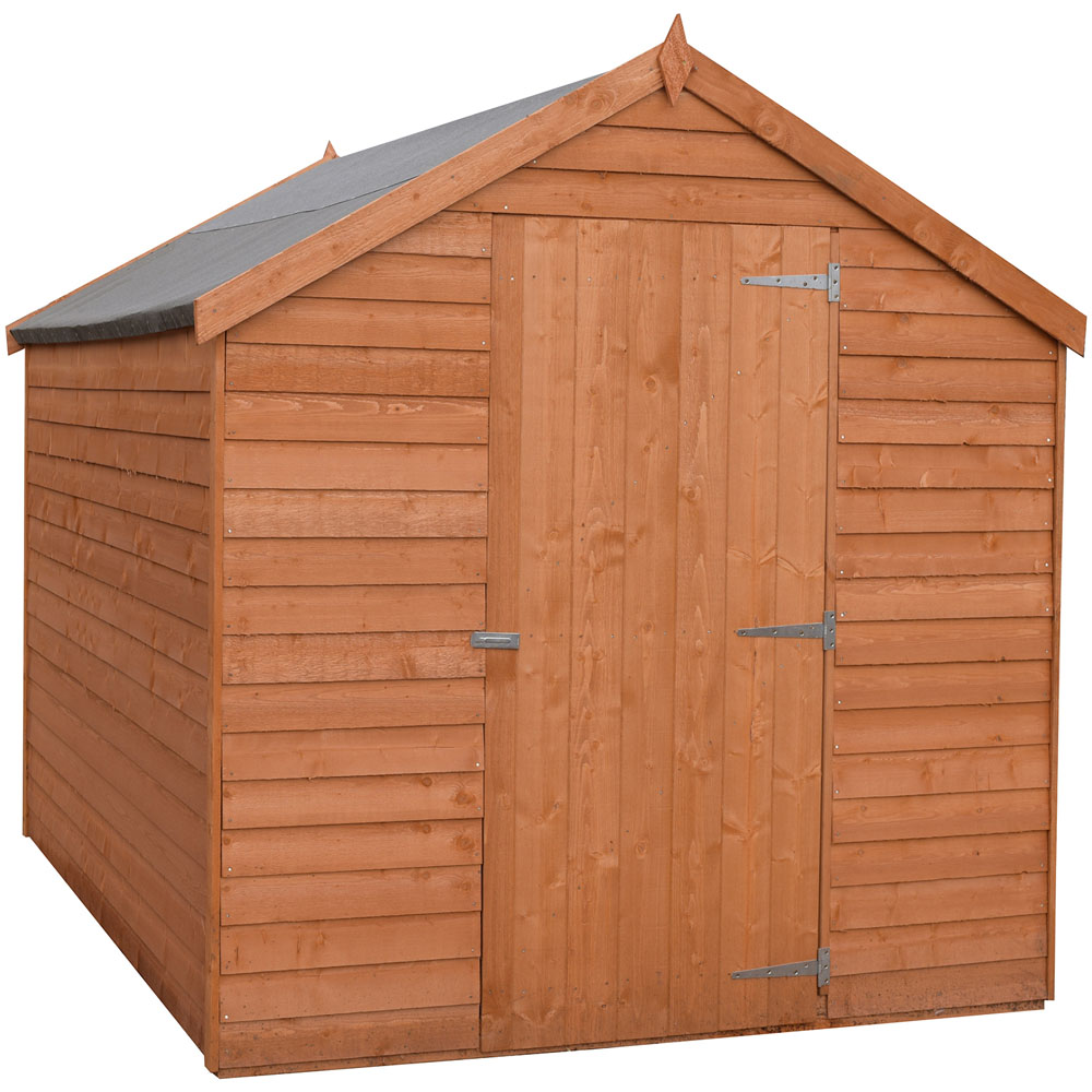 Shire 8 x 6ft Dip Treated Overlap Shed Image 1