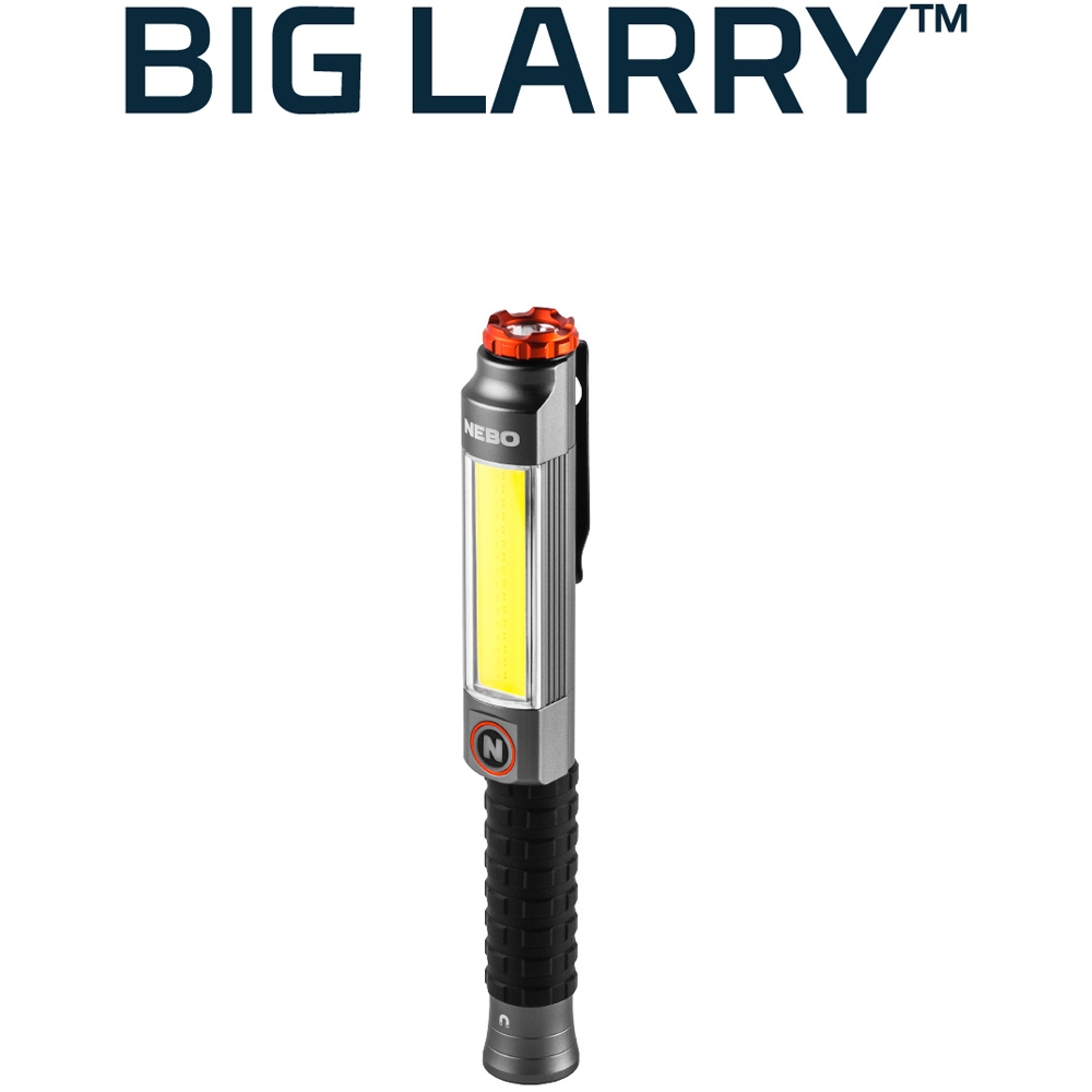 Nebo Big Larry 3 3-in-1 600 Lumens COB Work Light with 220 Lumens Flashlight and Magnetic Base Image 3