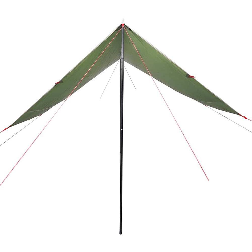Walplus Waterproof Oxford Camping Tarp Shelter Green 2.1 x 3.8 x 4.3m Image 3