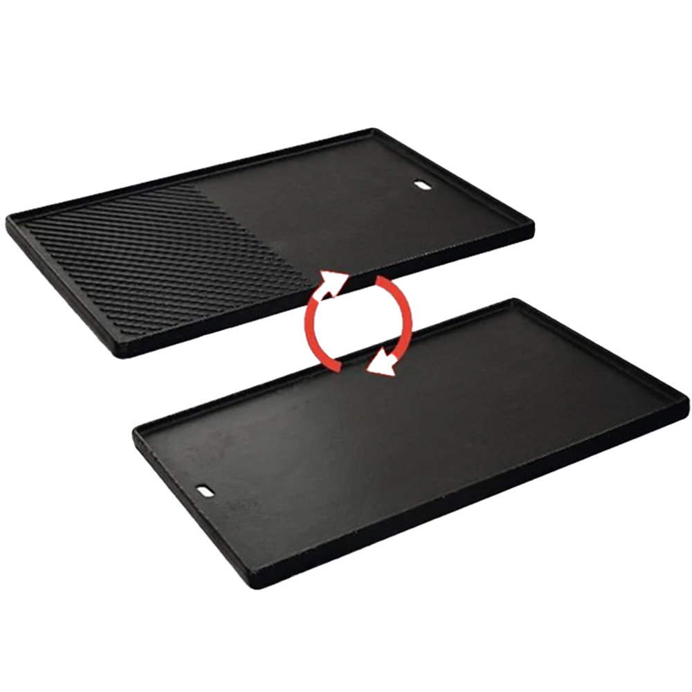 Enders Kansas Pro 4 Reversible Cast Iron Griddle Plate Image 3