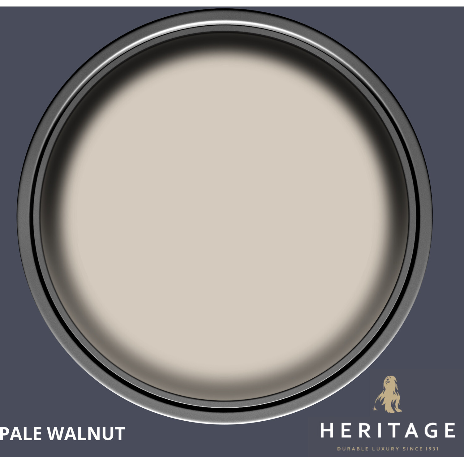 Dulux Heritage Walls and Ceilings Pale Walnut Velvet Matt Emulsion Paint Tester Image 3