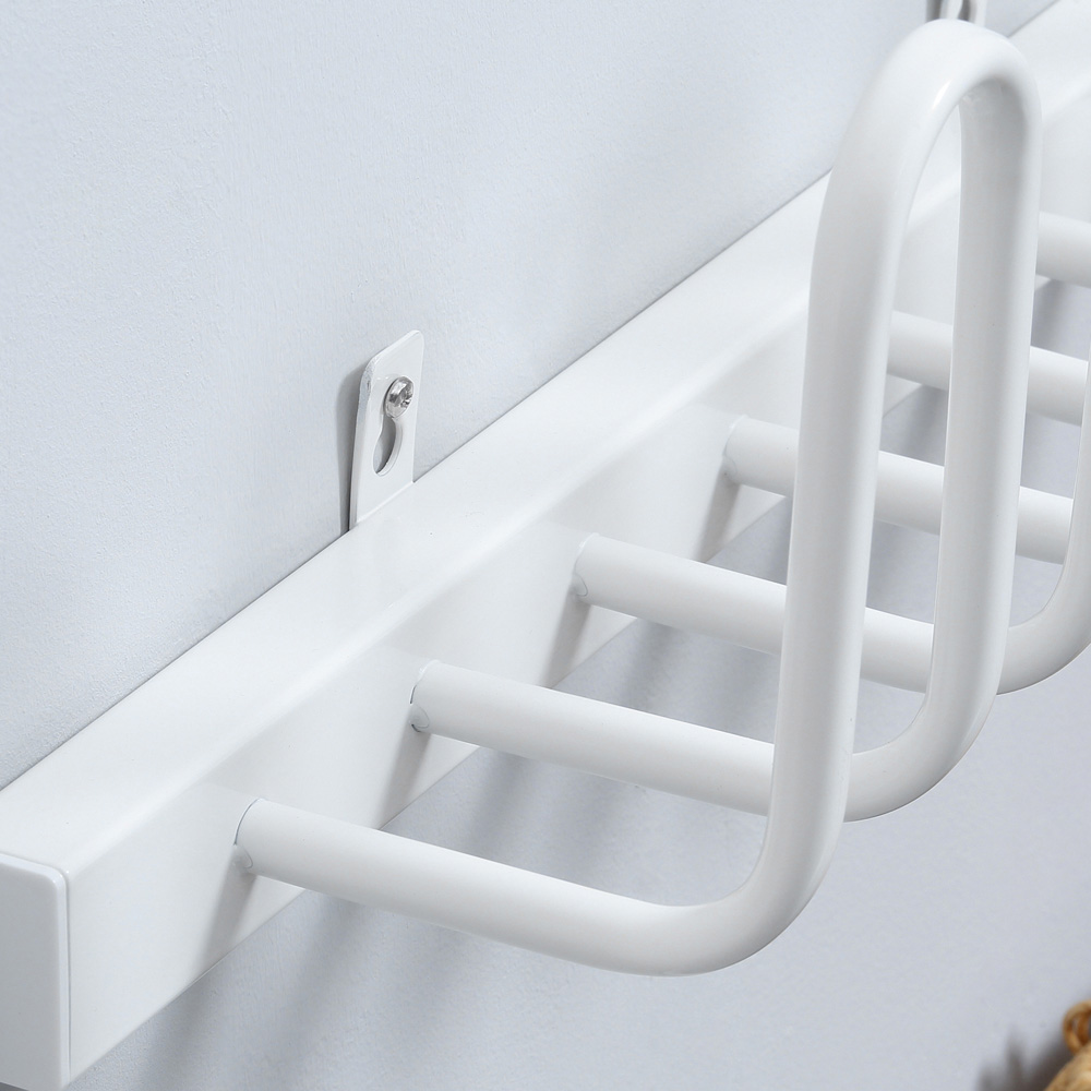 Portland 2 Pair White Wall-Mounted Electric Shoe Dryer Image 3