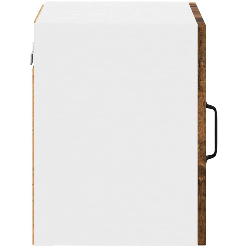 vidaXL Kalmar Single Door Smoked Oak Wall Mounted Square Kitchen Cabinet Image 7