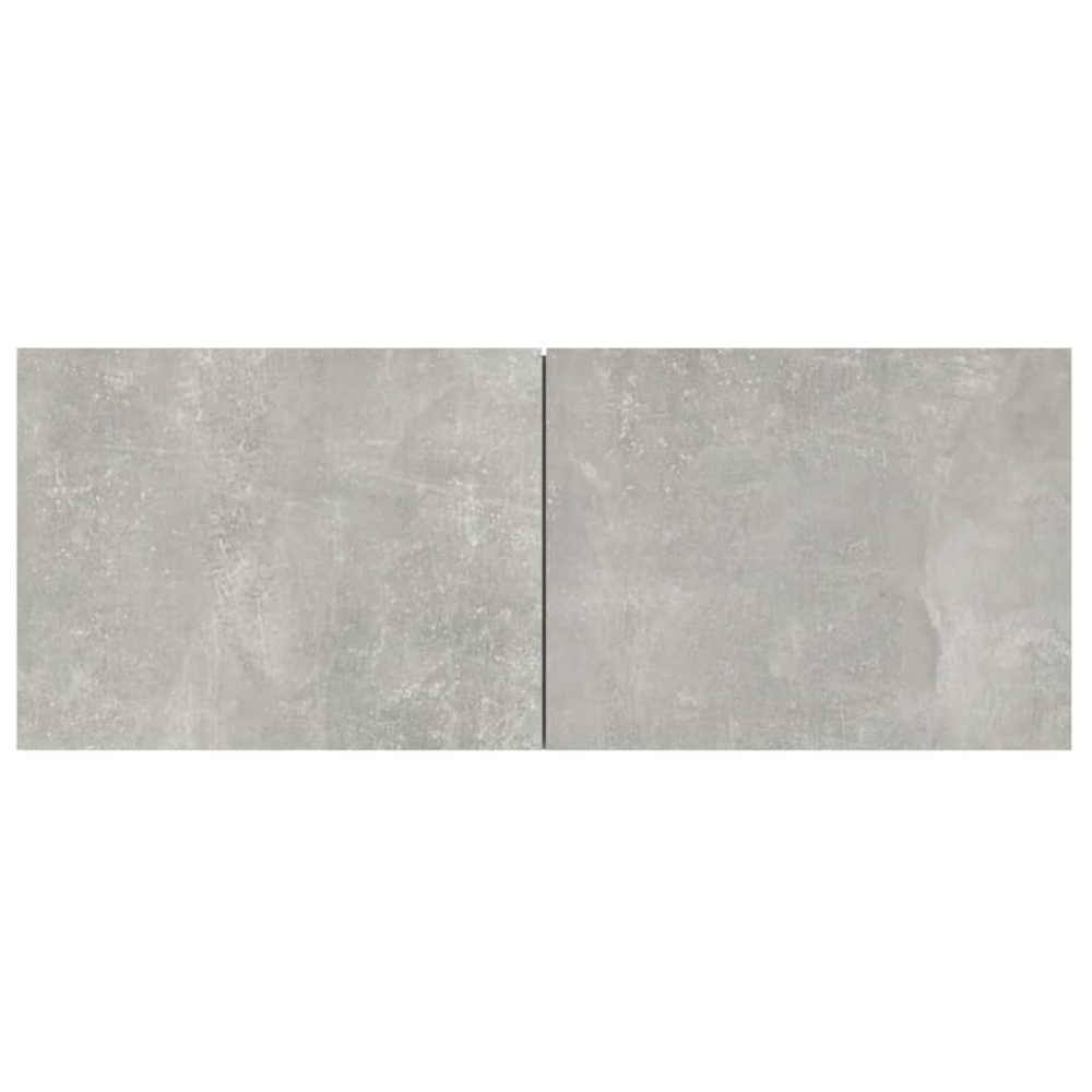 vidaXL 8 Door Concrete Grey Wall Mounted TV Cabinet Image 3