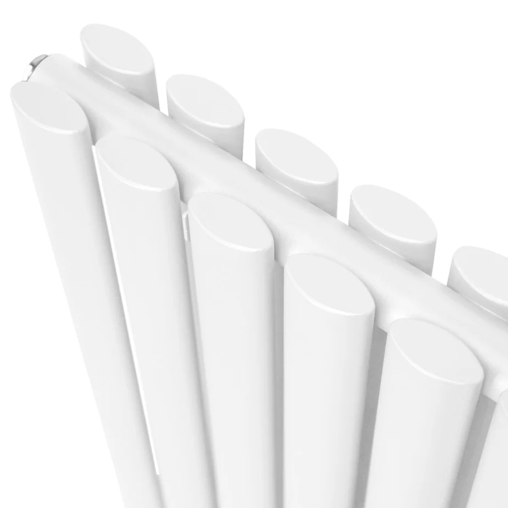 Monster Shop 3489BTU White Oval Column Radiator and Valves 1600 x 780mm Image 5