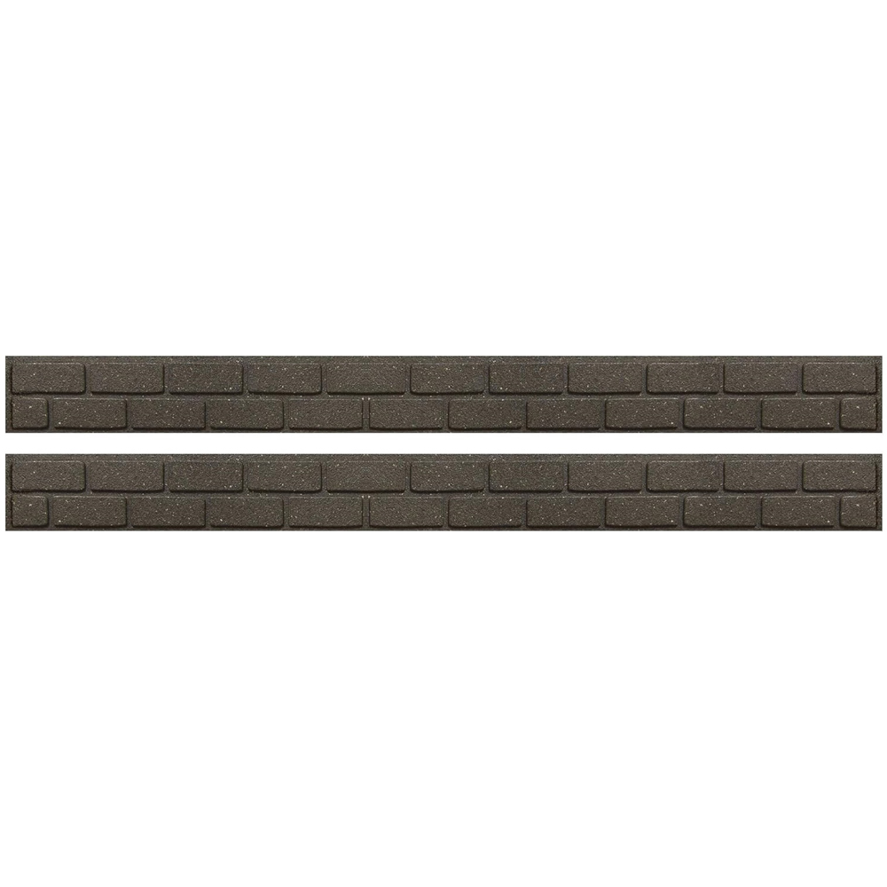 Primeur 9 x 122cm EZ Border Small Brick Edging 2 Pack Image 1