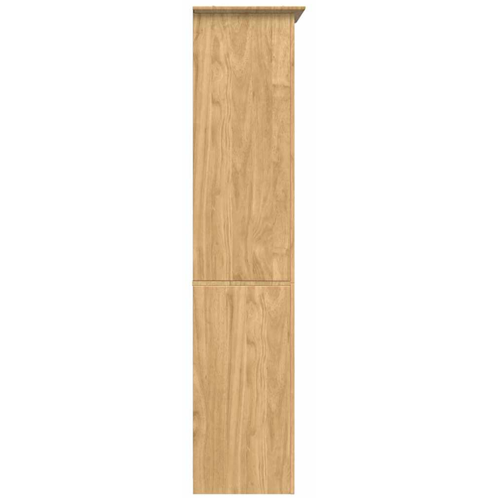 vidaXL Bodo 5 Shelf Honey Brown Bookcase Image 4