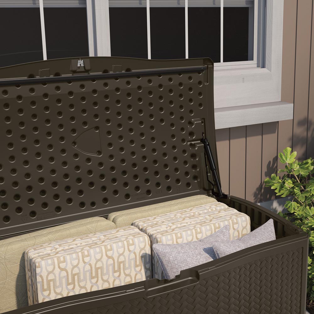 Suncast Minnesota 469L Java Brown Storage Box Image 6