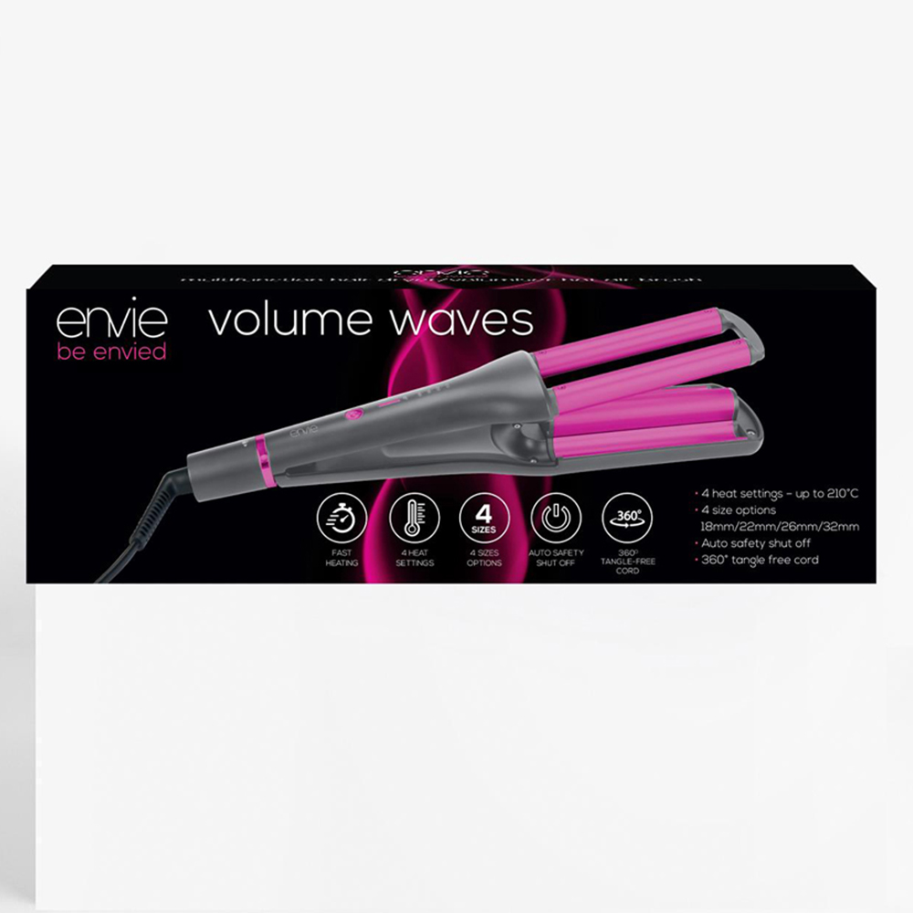 Envie Volume Waves Corded 4 Heat Setting Hair Waver Tool Image 3