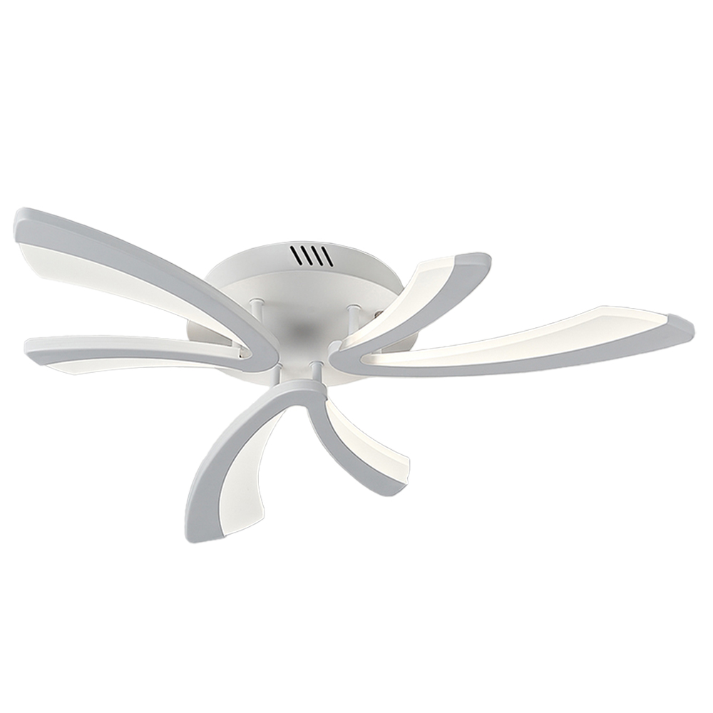 Living and Home V Shaped LED Semi Flush Ceiling Light Image 1
