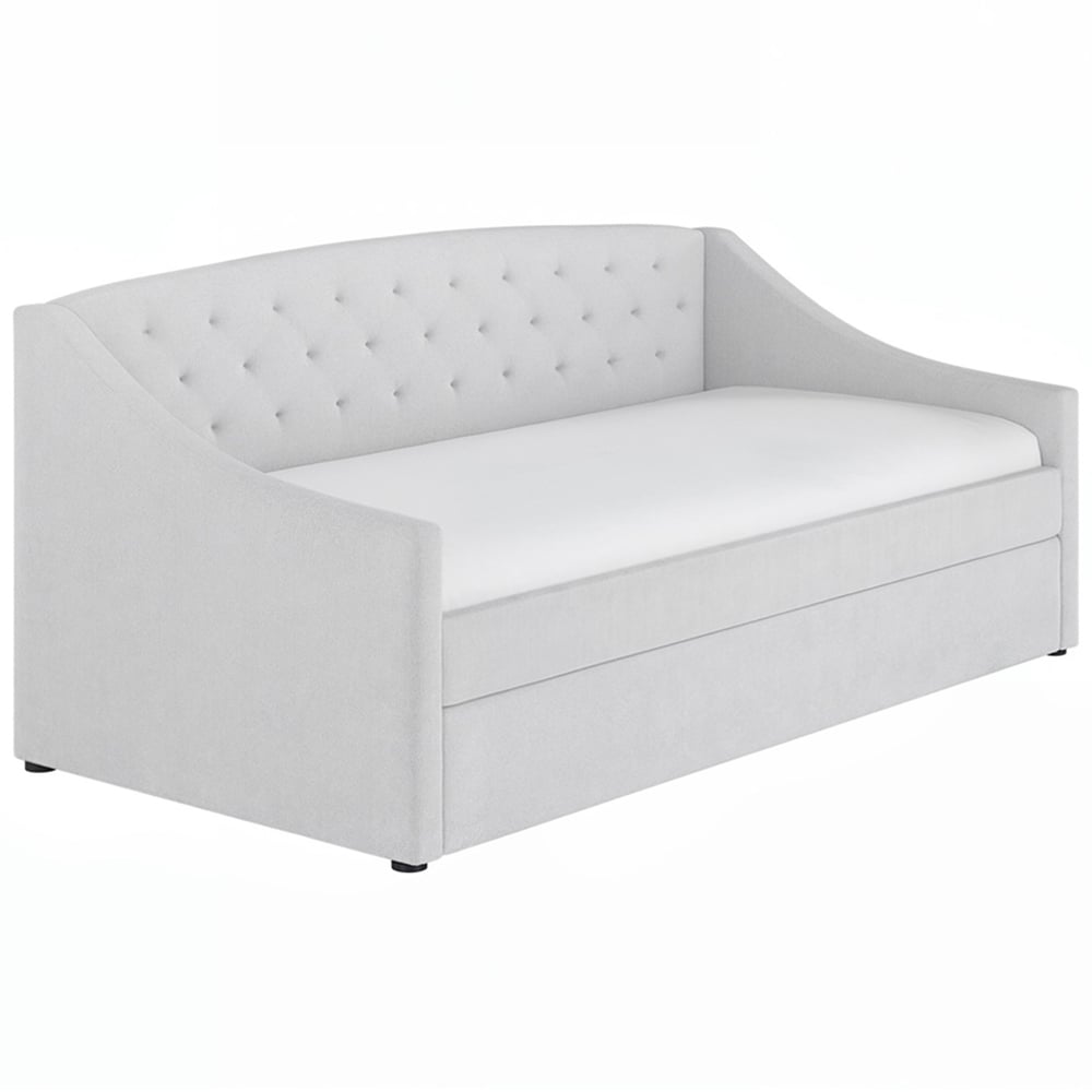 Flair Aurora Cream Boucle Daybed with Trundle Image 2